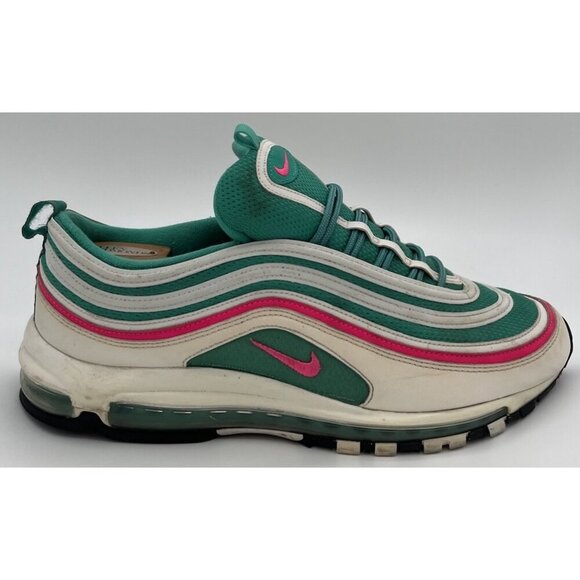 Nike Air Max 97 Size 14 South Beach Miami Vice Teal White Pink Shoes 921826 -102 - Picture 6 of 10